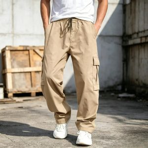 Casual Urban Explorer Cargo Pants - Khaki
