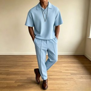 Easy Summer Fashion 2-Piece Sets - Blue