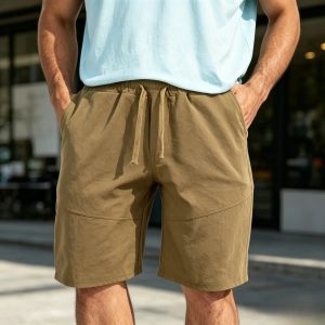 Men's Stylish Loose Casual Shorts - Brown