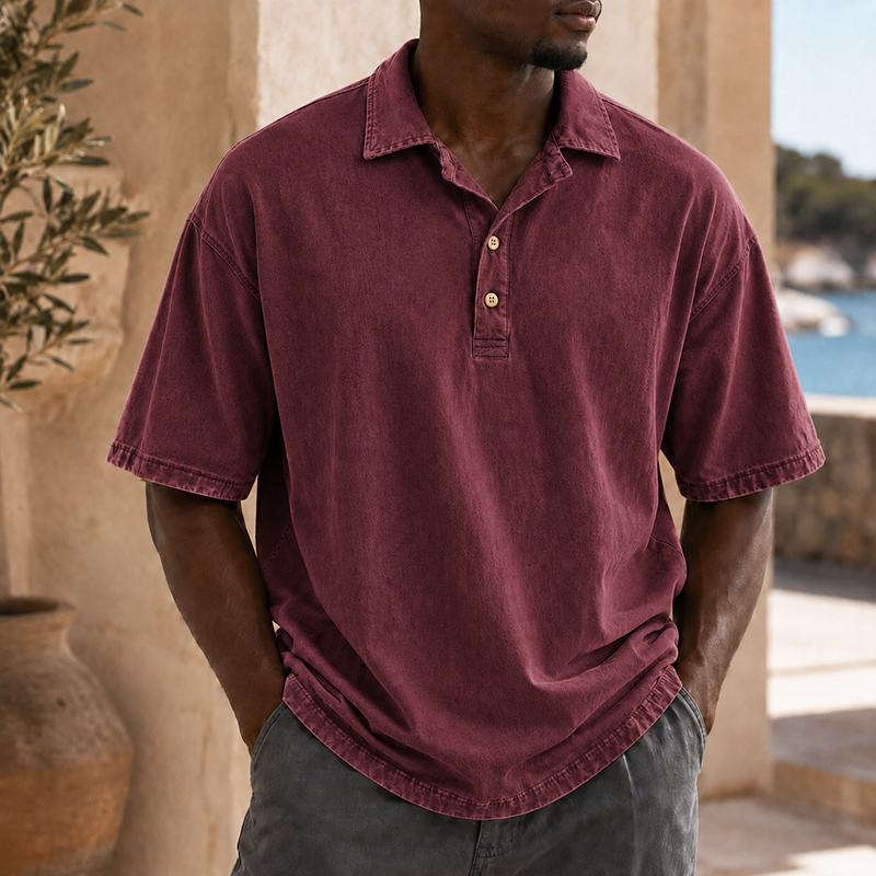 MivanityMen_sVintageWashedCottonLinenOversizedPoloShirtBurgundy.png
