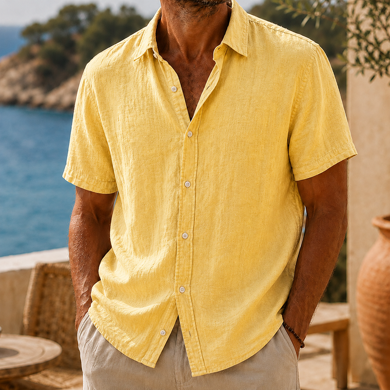 MivanityMen_sVintageWashedCottonLinenShortSleeveShirtLemonYellow.png
