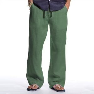 Oversized Men's Casual Shorts - Green